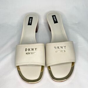 New DKNY Fama Logo Dress Sandals